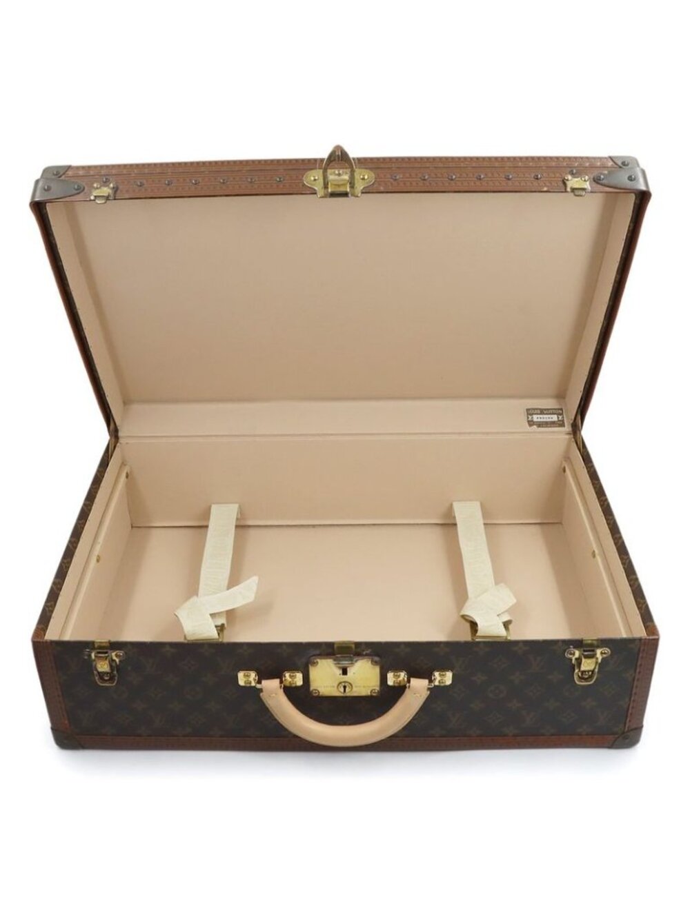 Louis Vuitton Monogram Alzer 65 Trunk Case Bag Brown - Picture 6 of 10